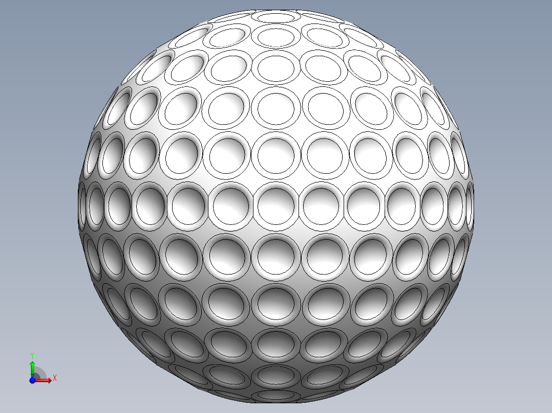 高尔夫球8前视图