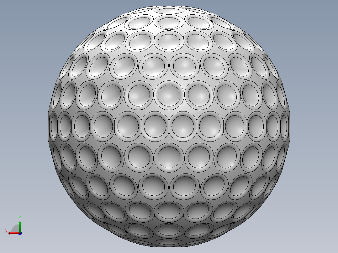 高尔夫球8后视图
