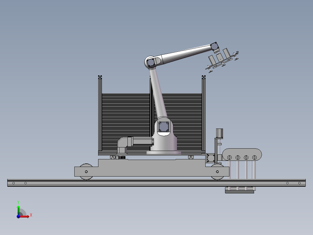 瓷砖铺贴机1262309前视图