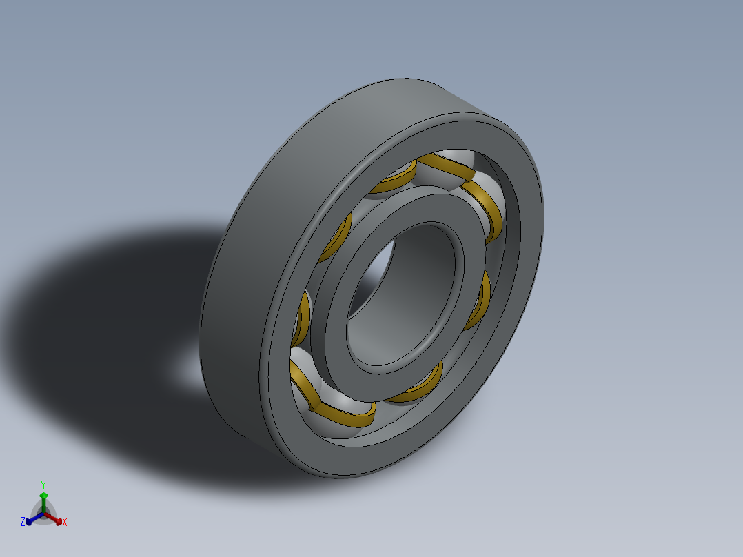 轴承正等轴测图