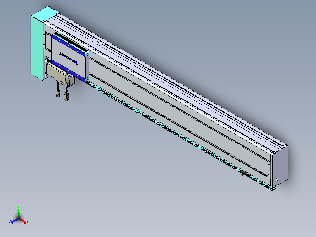 威洛博VC丝杆传动-无尘环境VC14-Lxx-C-S800-BL-ZP40-C3正等轴测图