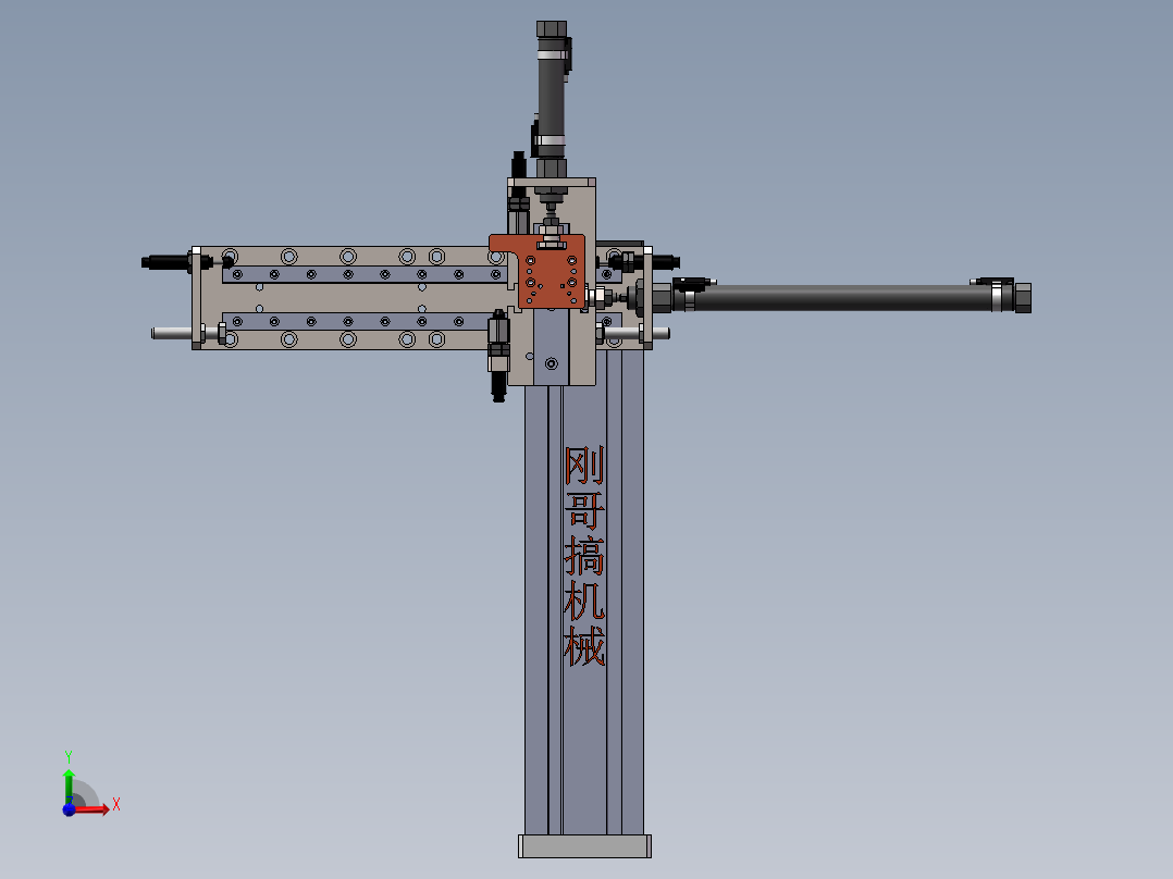 1-气动搬运模块及配件前视图