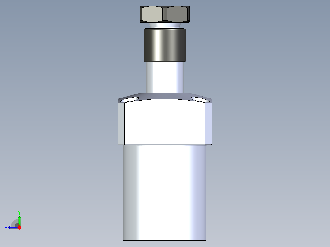 KOSMEKLHA0400-SR-Y60_R01多系列多零件图纸模型右视图