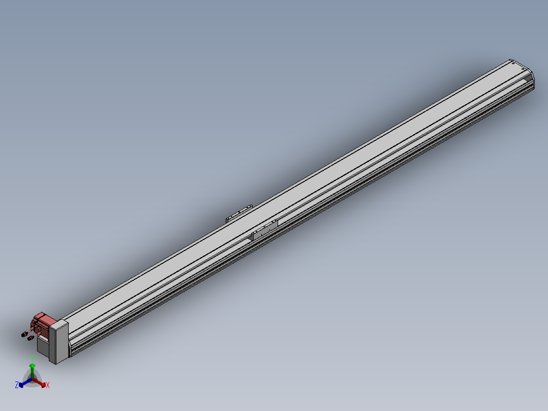 精密模组MT170-L125-2600-RU-M75-C4正等轴测图