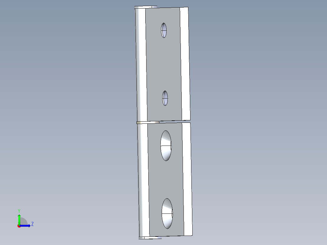 型材-BR 45X45 INTERNAL HINGE BR095AI45左视图