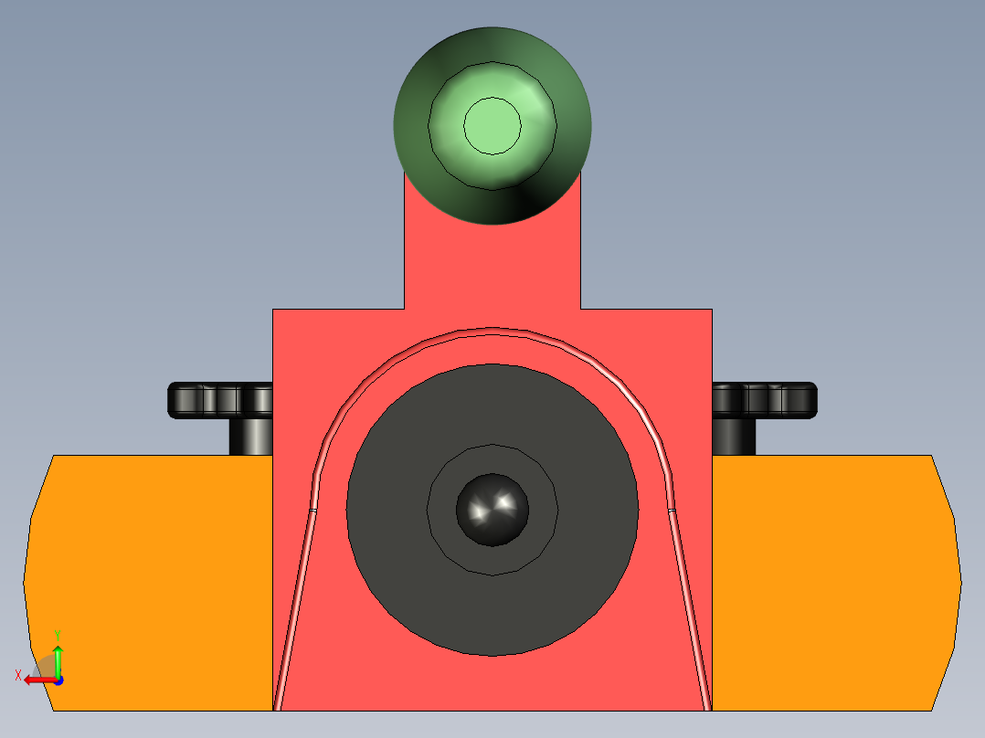 手动泵和千斤顶后视图