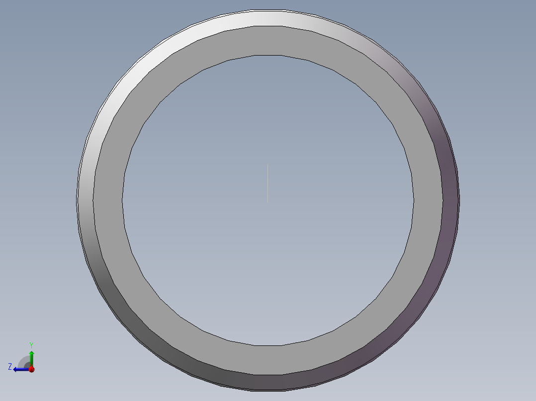 水管接头-直通 DN15右视图