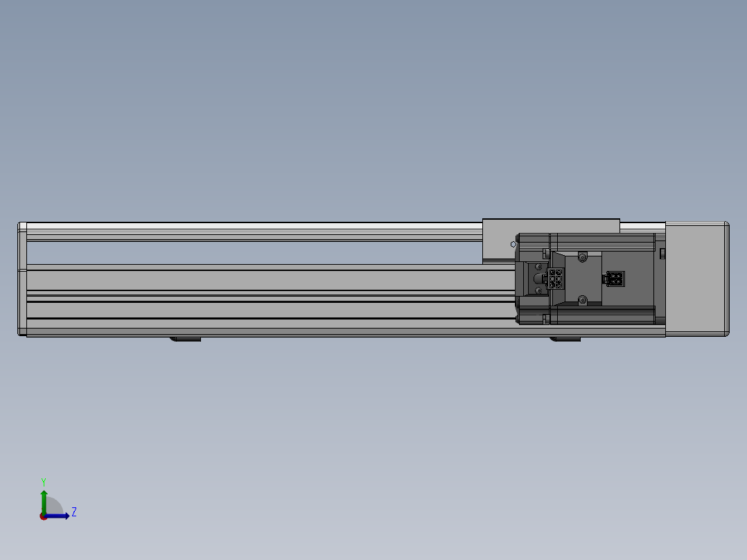 精密模组MY130-T10-250L-BR-P20B-C4-C左视图