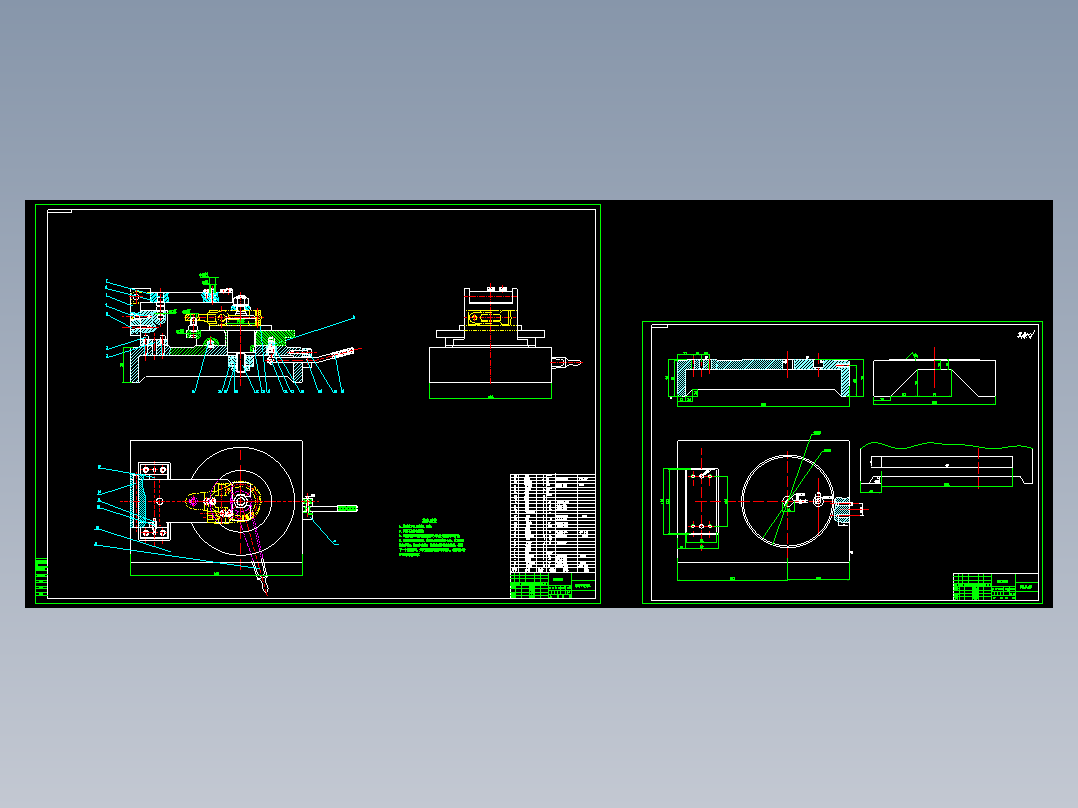 CA10B解放牌汽车前刹车调整臂外壳及钻5-φ4.3孔夹具设计【分度装置】【原创设计】