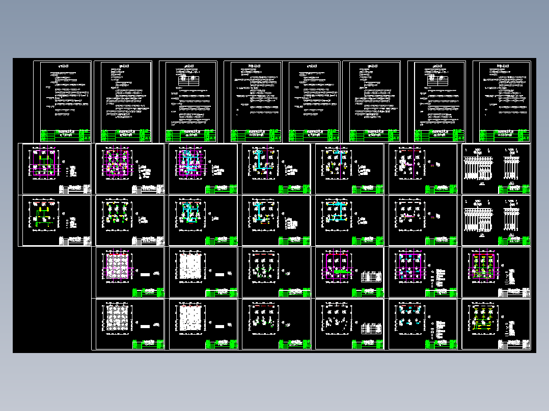 某大学PCR实验室cad暖通空调平面设计施工图纸