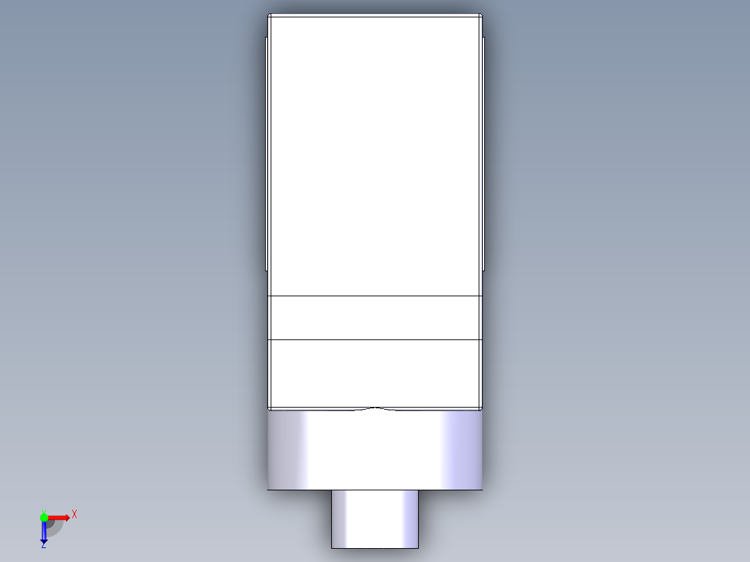 SG90 迷你舵机俯视图