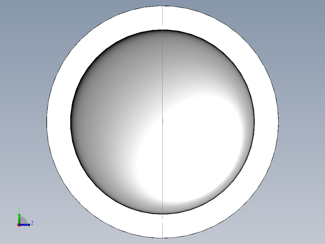 PVC管件-2in End cap前视图