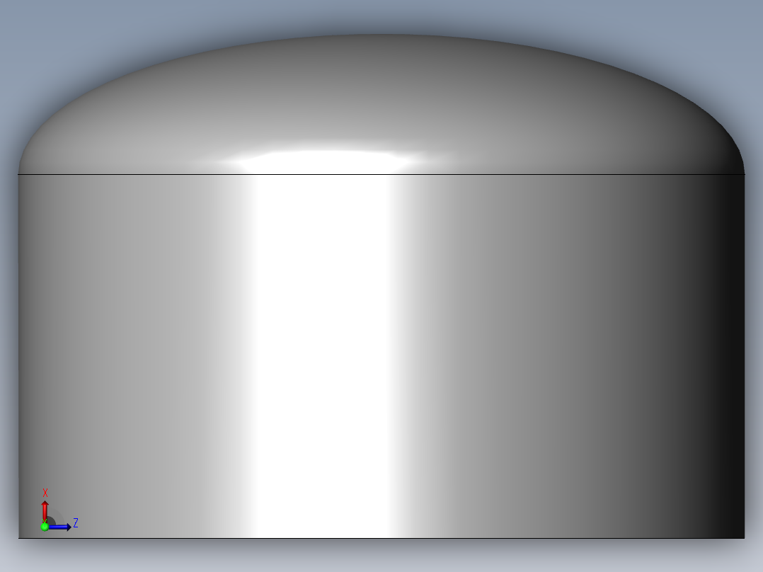 PVC管件-2in End cap俯视图