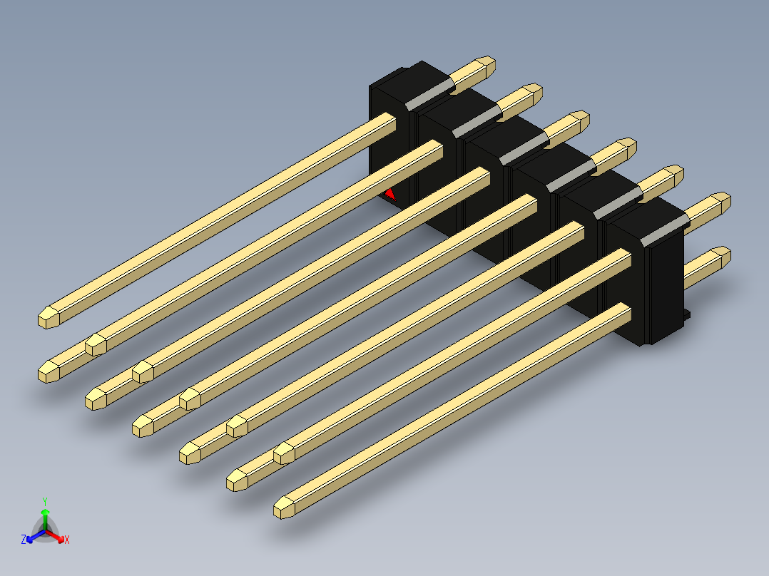 彩色公头100mil（2.54mm）系列-DS1021_black_2x06p_100mil_Type19_rev1.0