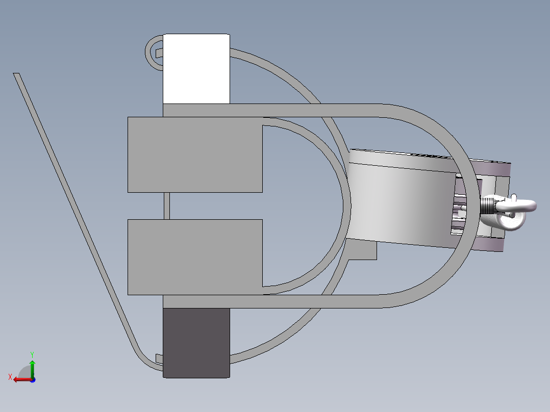 无动力外骨骼靴模型687261后视图