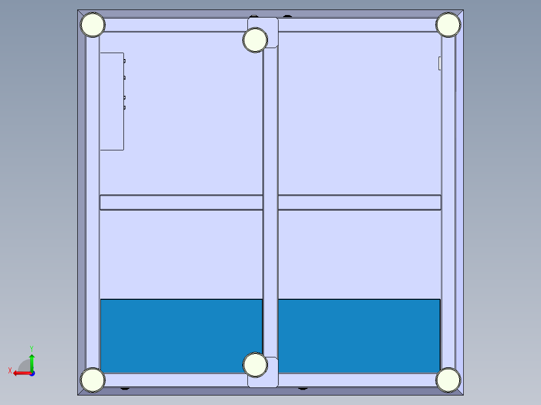 探针检测 建模1后视图