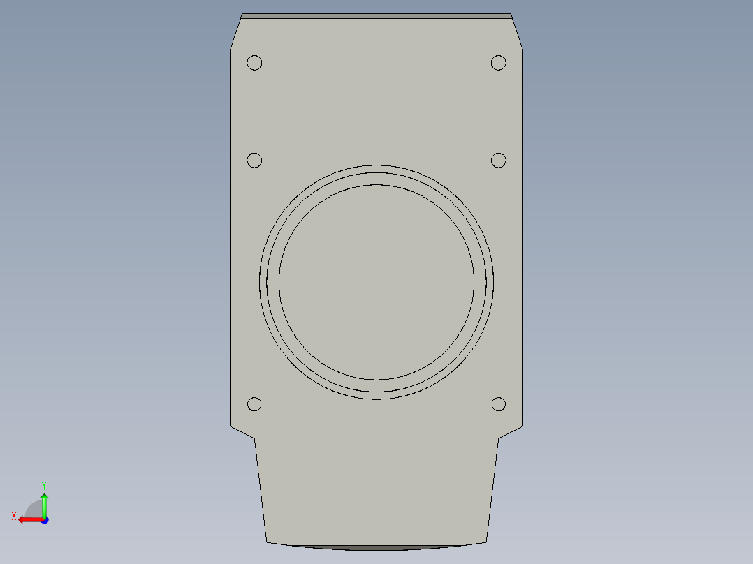 基恩士MD-V9600_9610_H_kc图纸模型后视图