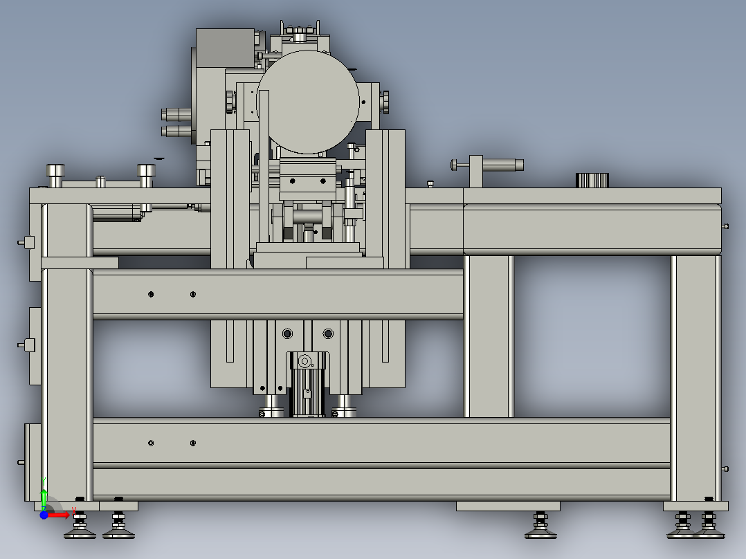 电动车模组组装设备前视图