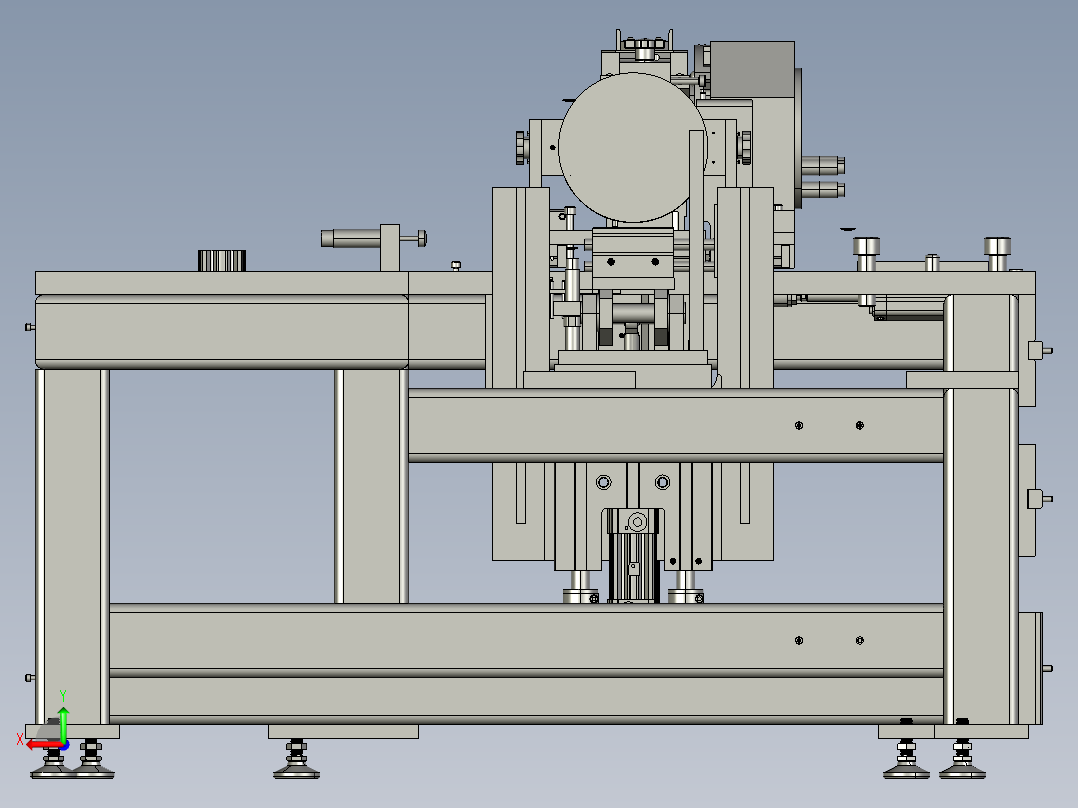 电动车模组组装设备后视图