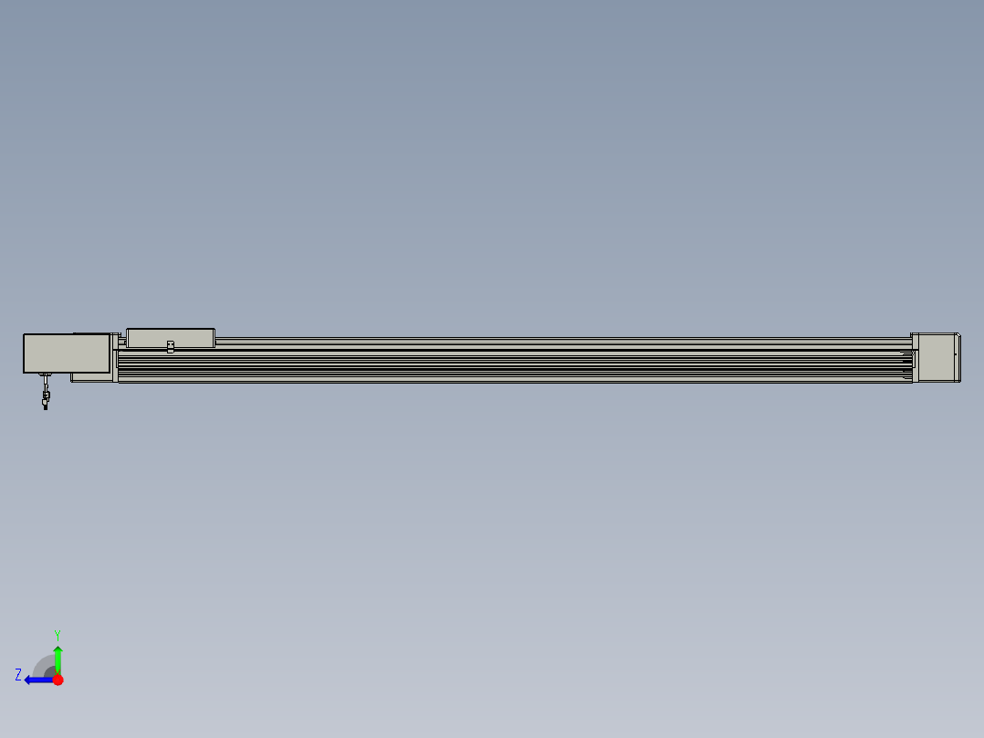 威洛博直线电机模组EB16-L208-S1650-BL-ZP75-MS3-5K右视图