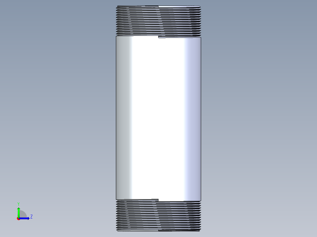 聚氯乙烯配件33-Sch80_Nipple_MPTxMPT_861-429_4in x 12in左视图