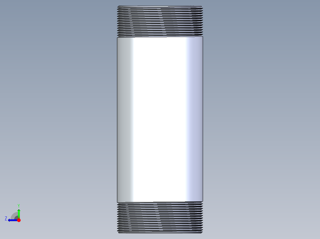 聚氯乙烯配件33-Sch80_Nipple_MPTxMPT_861-429_4in x 12in右视图