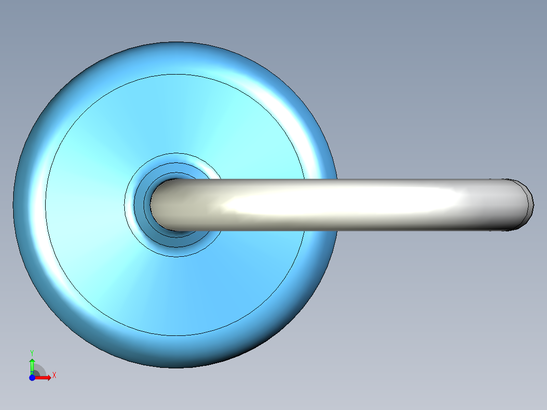 无源元件封装-RES-1W-V-MF前视图
