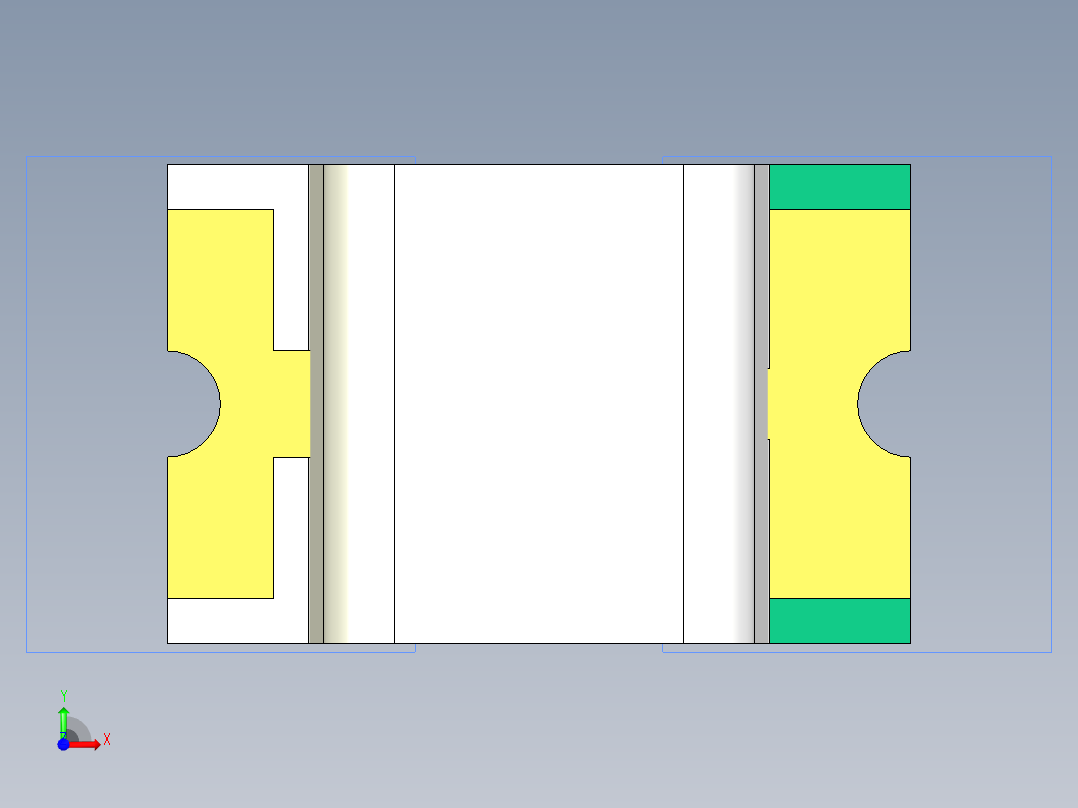 光电元件封装-LED-0805H1.1前视图