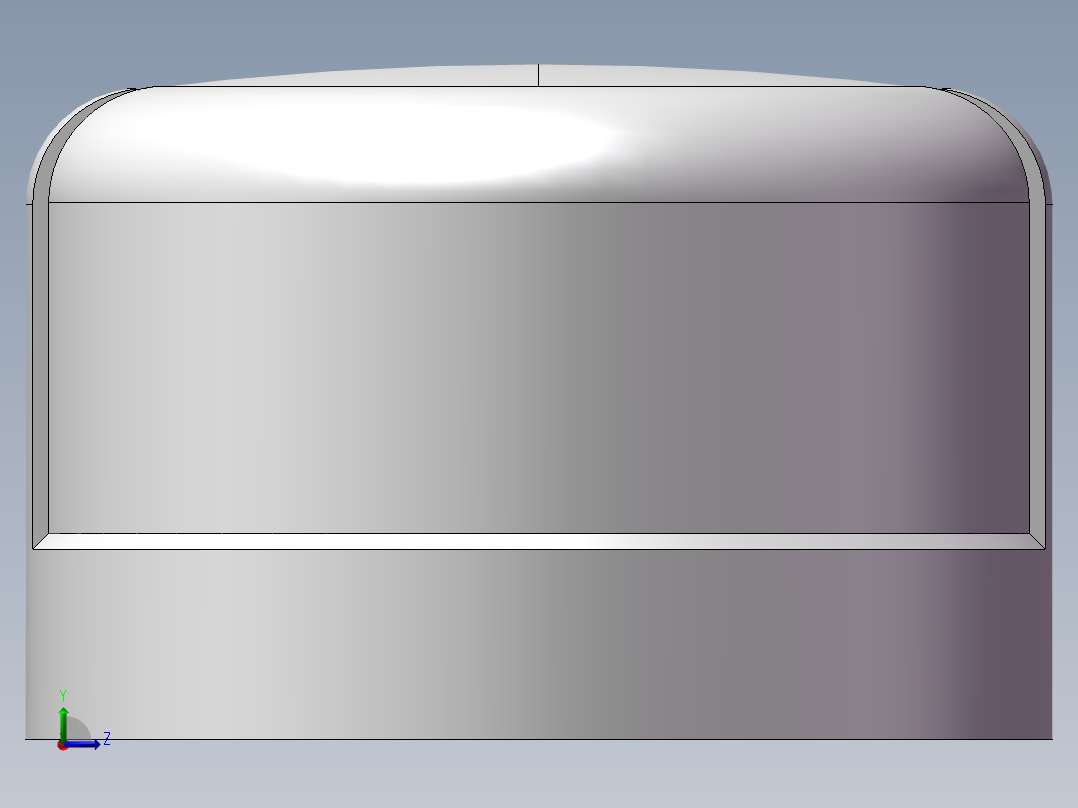 圆管帽 DN32左视图