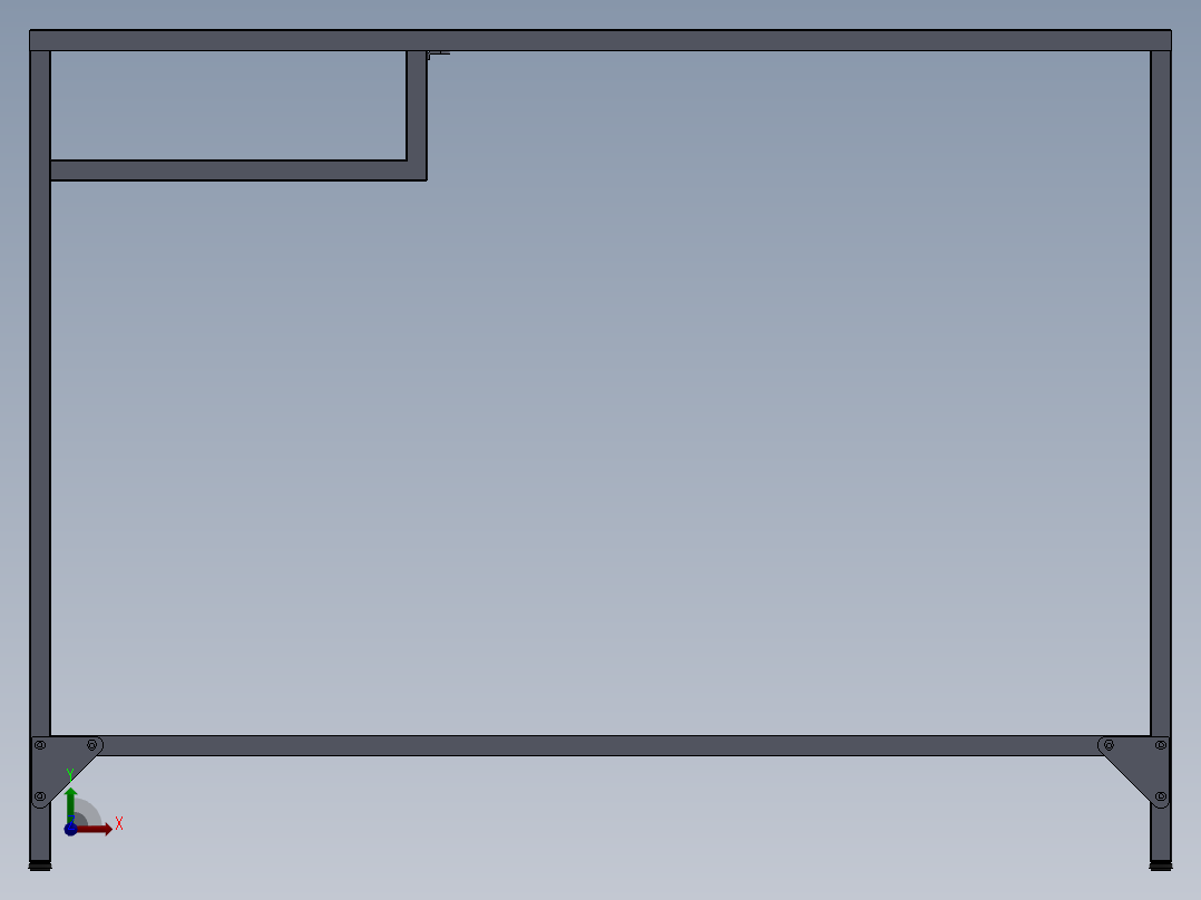 笔记本电脑桌后视图