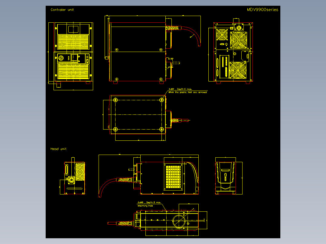 基恩士md_v9900_cad_kc图纸模型