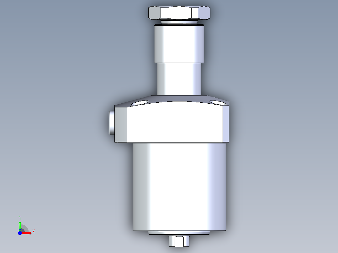 KOSMEKLHA0750-CLD多系列多零件图纸模型前视图