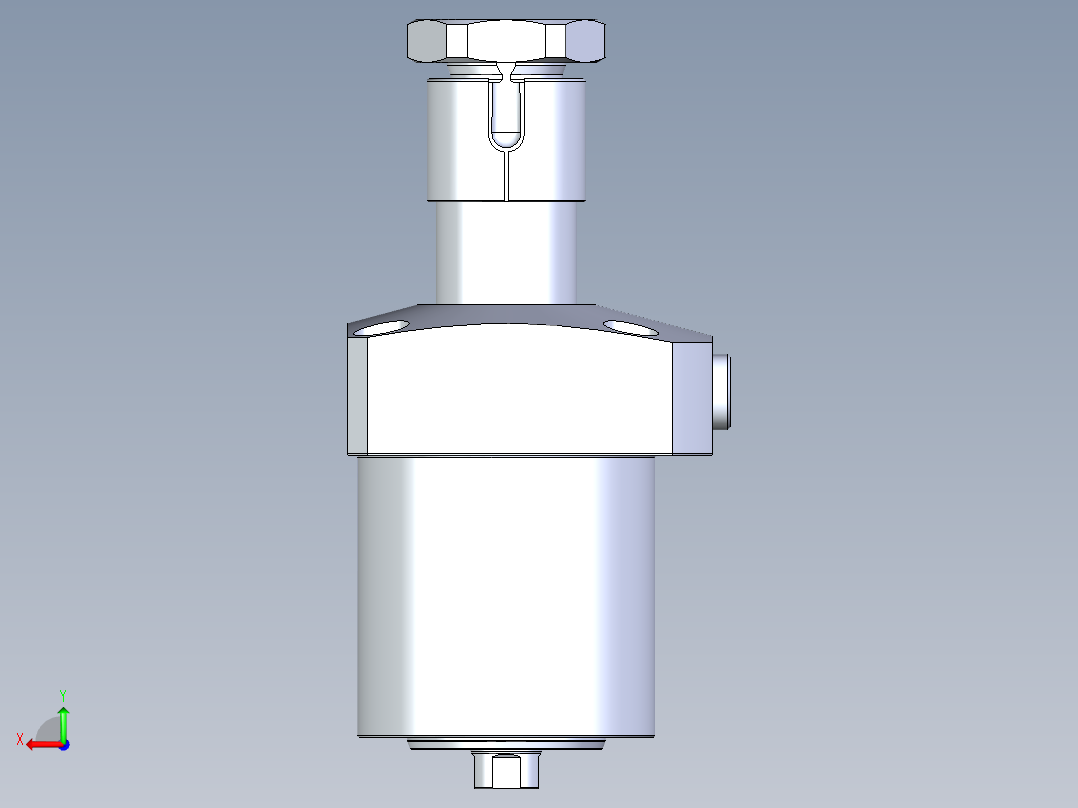 KOSMEKLHA0750-CLD多系列多零件图纸模型后视图