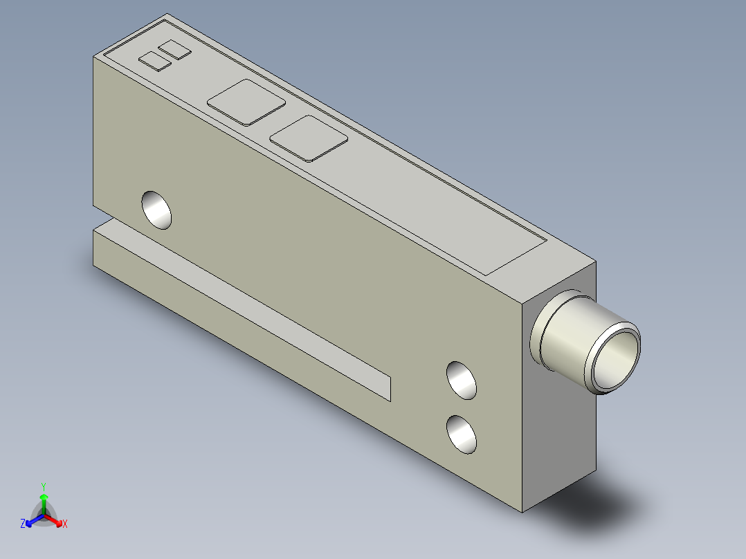 标签传感器LUA-0342_3D正等轴测图