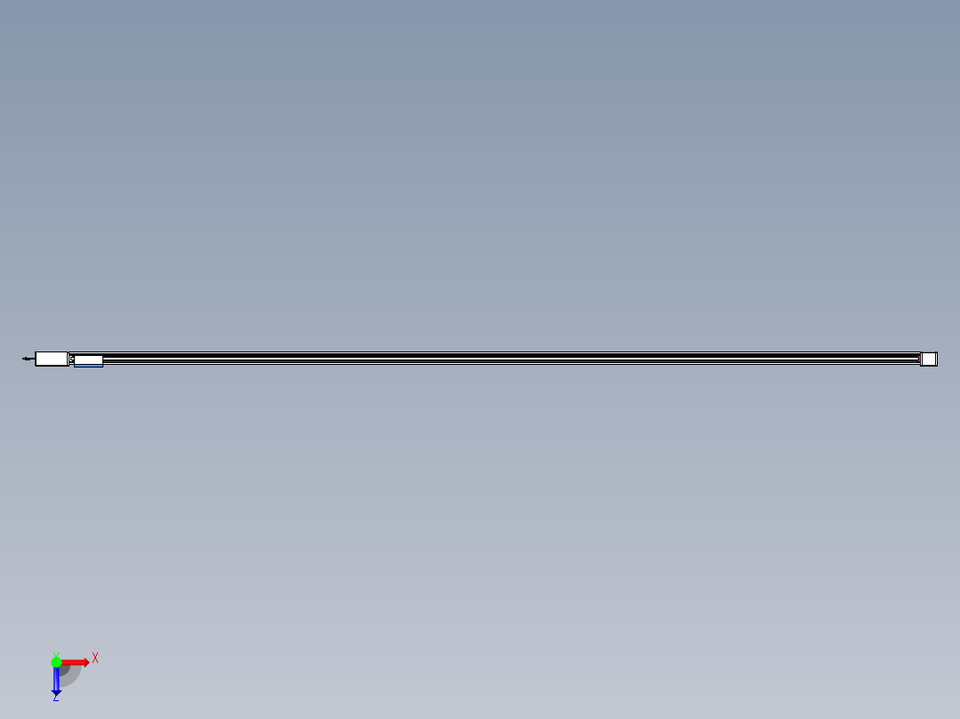 威洛博LB.GB同步带传动--欧规系列GB8-L96-S5100-BR-P75俯视图