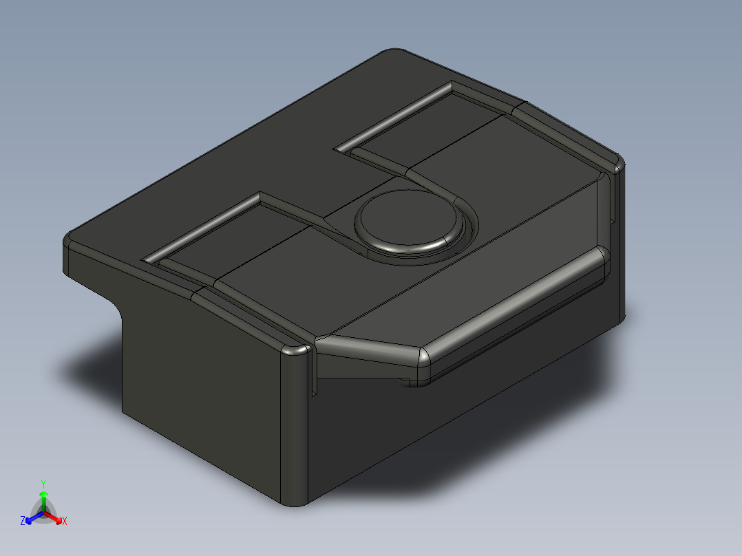 型材-KJN SLAM LATCH WITHOUT LOCK KJN0957301正等轴测图