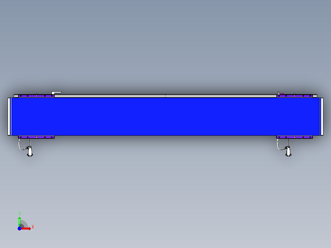 威洛博VL系列直线电机模组-2VL22H3-S1250前视图