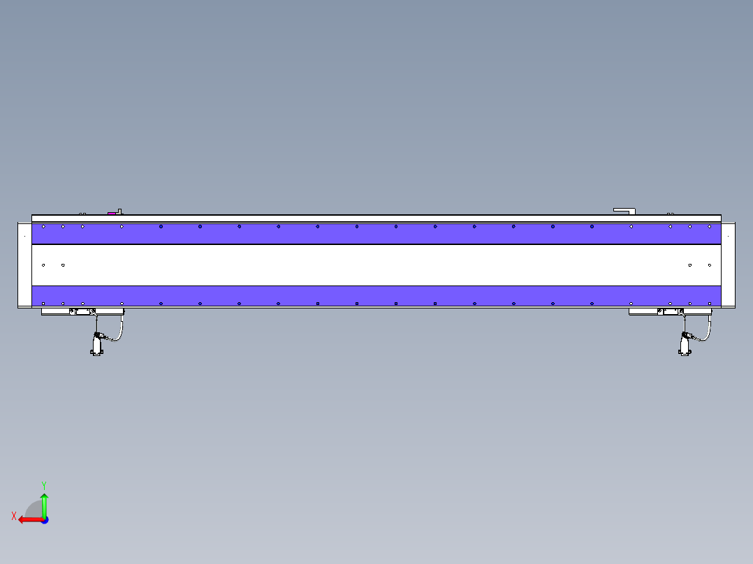 威洛博VL系列直线电机模组-2VL22H3-S1250后视图