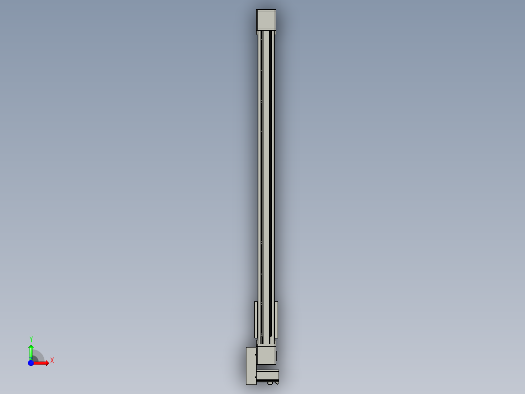 欧规系列-GB8-L96-S1300-BL-P40-MS3前视图