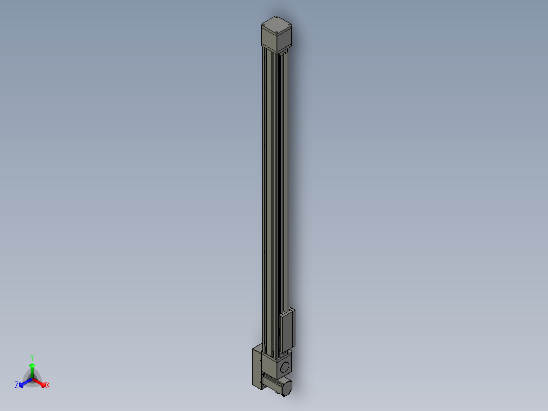 欧规系列-GB8-L96-S1300-BL-P40-MS3正等轴测图