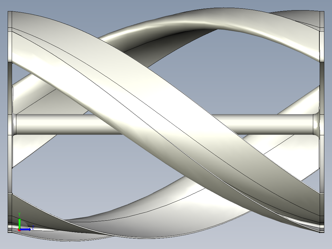 类似旋转楼梯左视图