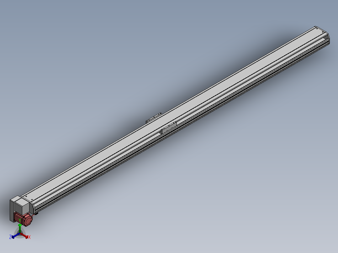 精密模组MT170-L125-2800-LD-M75-C4正等轴测图