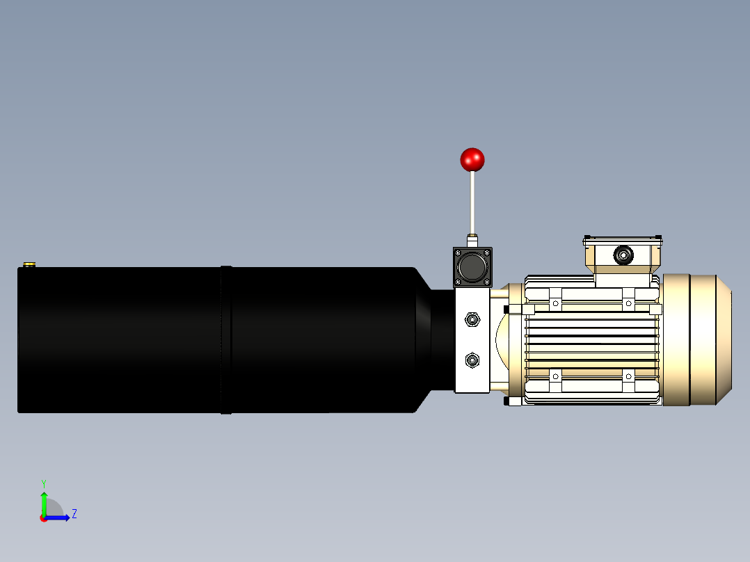 液压动力单元6左视图