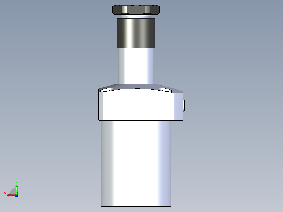 KOSMEKLHA0900-GR-Q30_R01多系列多零件图纸模型后视图