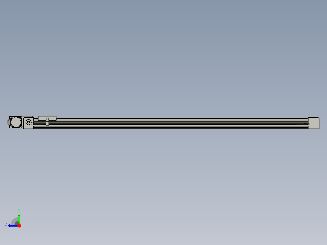 威洛博直线电机模组EB4-L40-S1250-BR-57-MS3右视图
