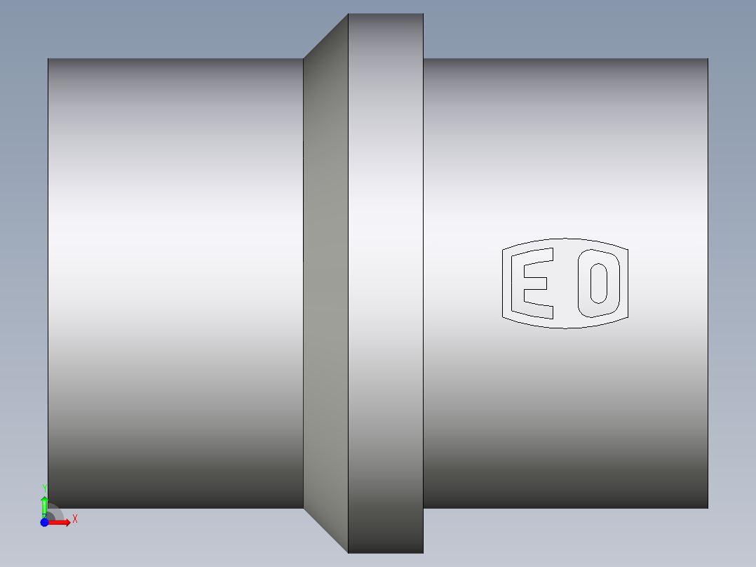 卡套式工业通用硬管接头EO_Blanking_plug_for_cones_BUZ15LCFX前视图