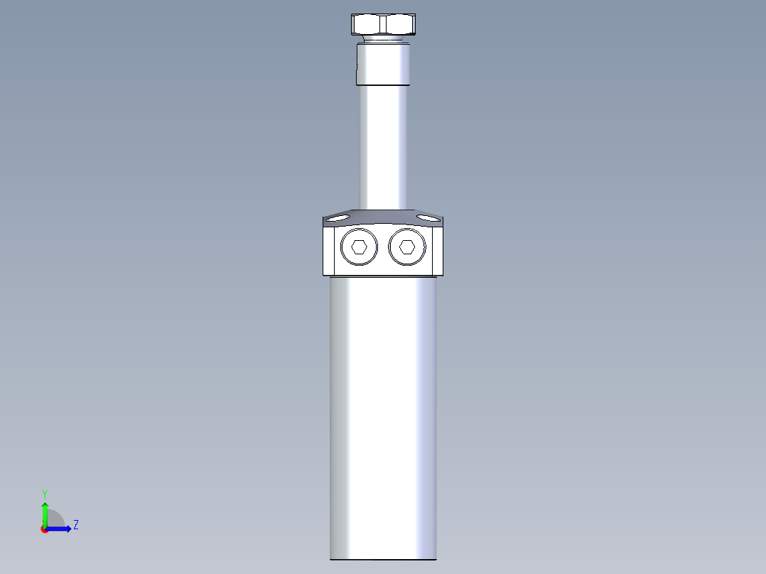 KOSMEKLHA0400-CL-Q35多系列多零件图纸模型左视图