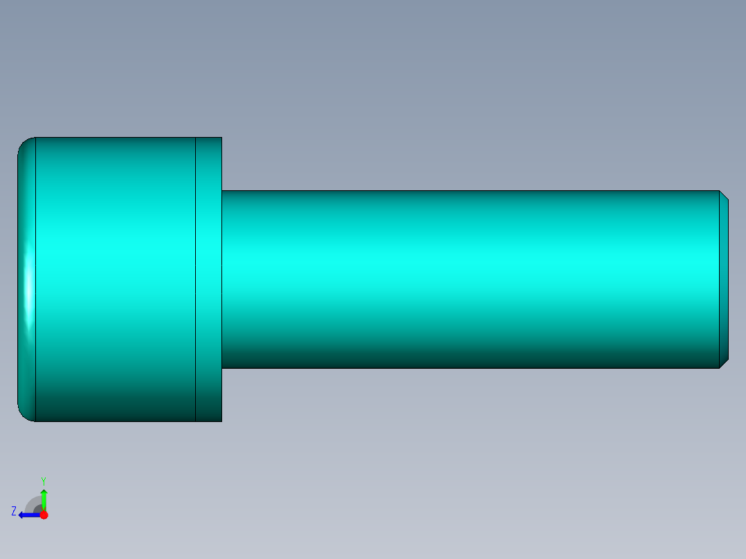 德克斯TUNKERS气缸数模KS_100_2_SD_A01_3D_xSET131右视图