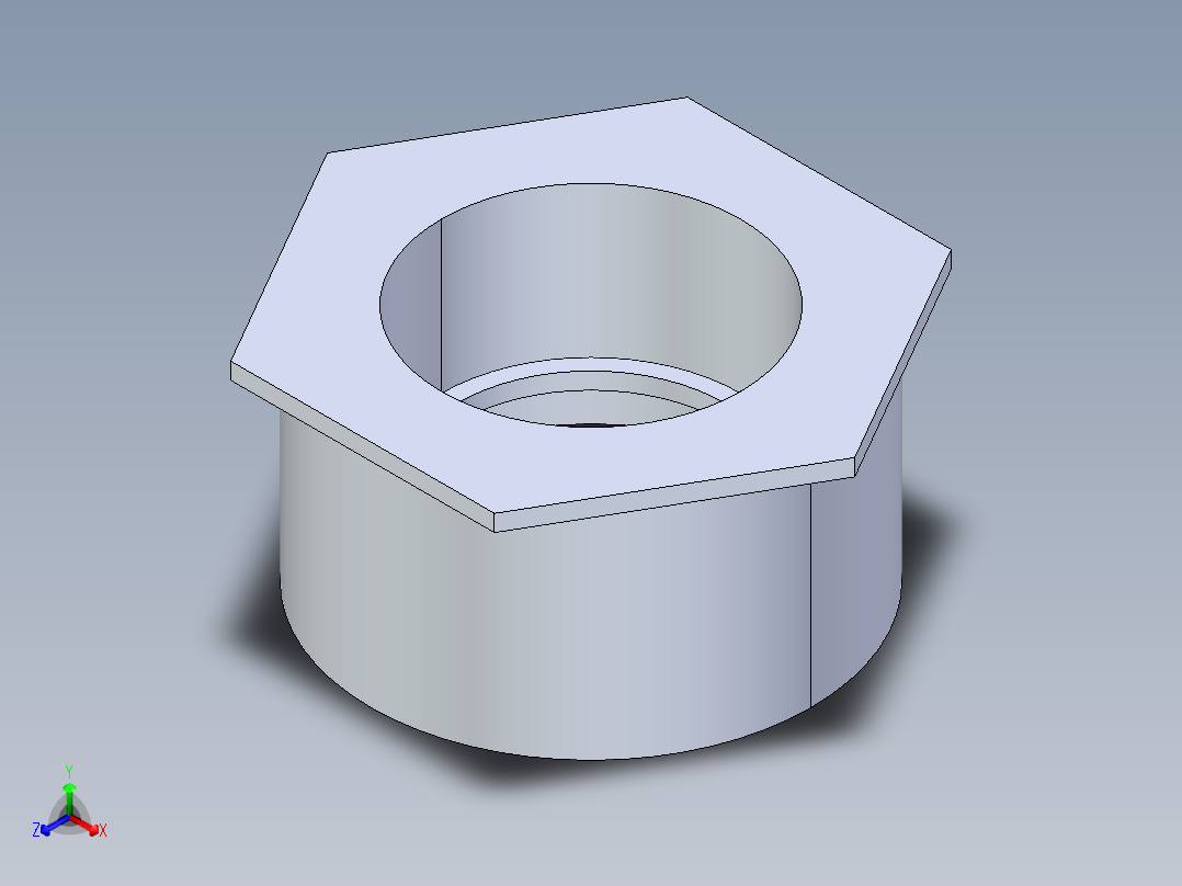 聚氯乙烯配件16-Sch80_ReducerBushing_SxSPIG_837-532_6in x 4in正等轴测图