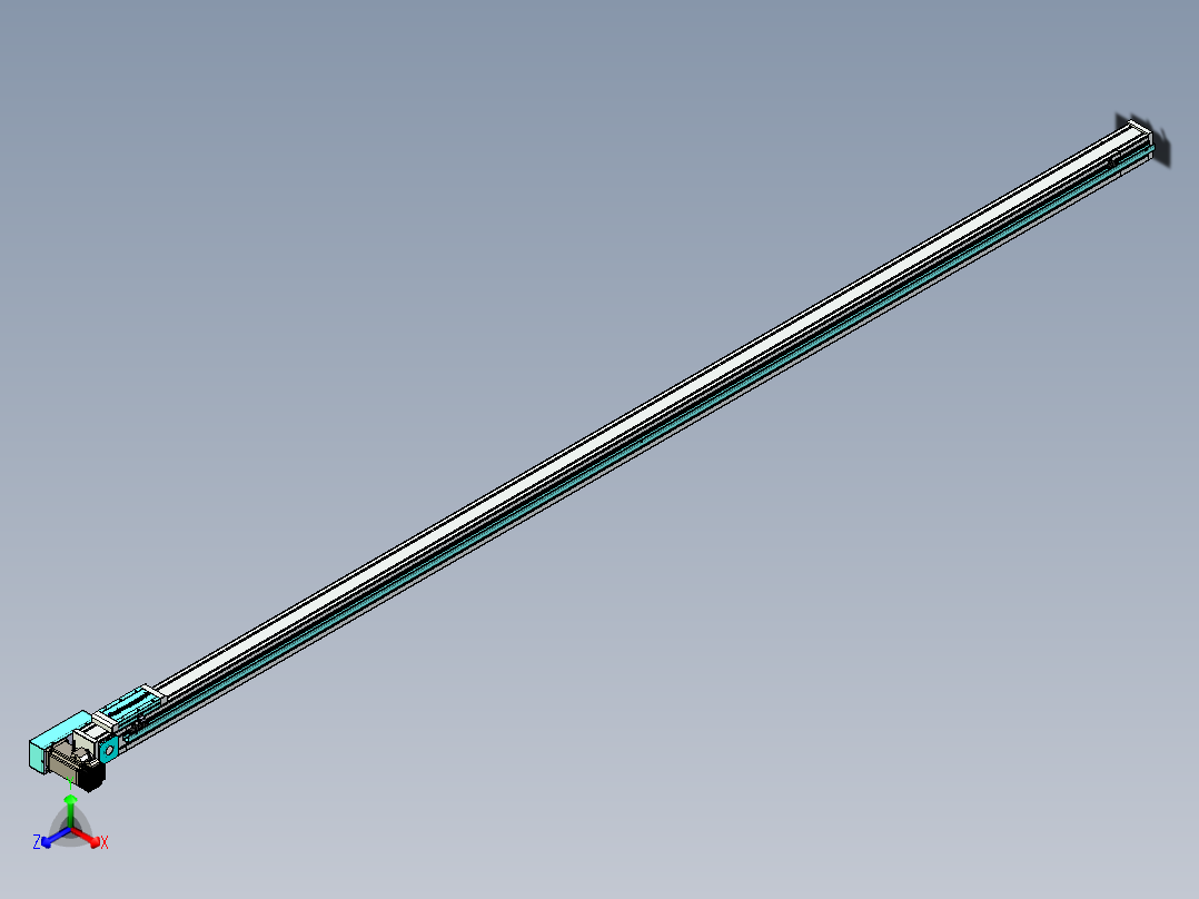 欧规系列-LB6A-L65-S2900-BR-ZP40-C3正等轴测图